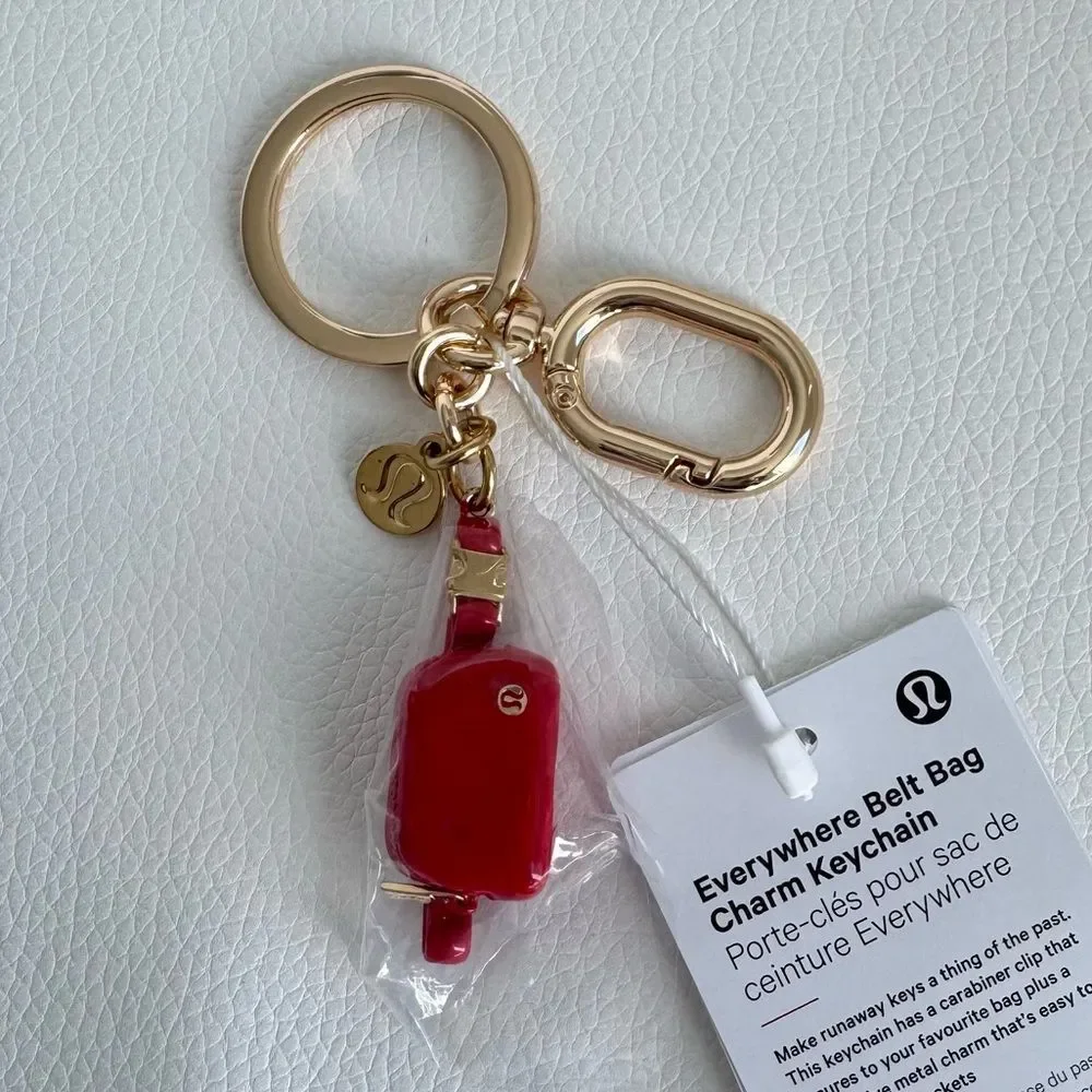 Everywhere Belt Bag Key Charm Lululemon Red